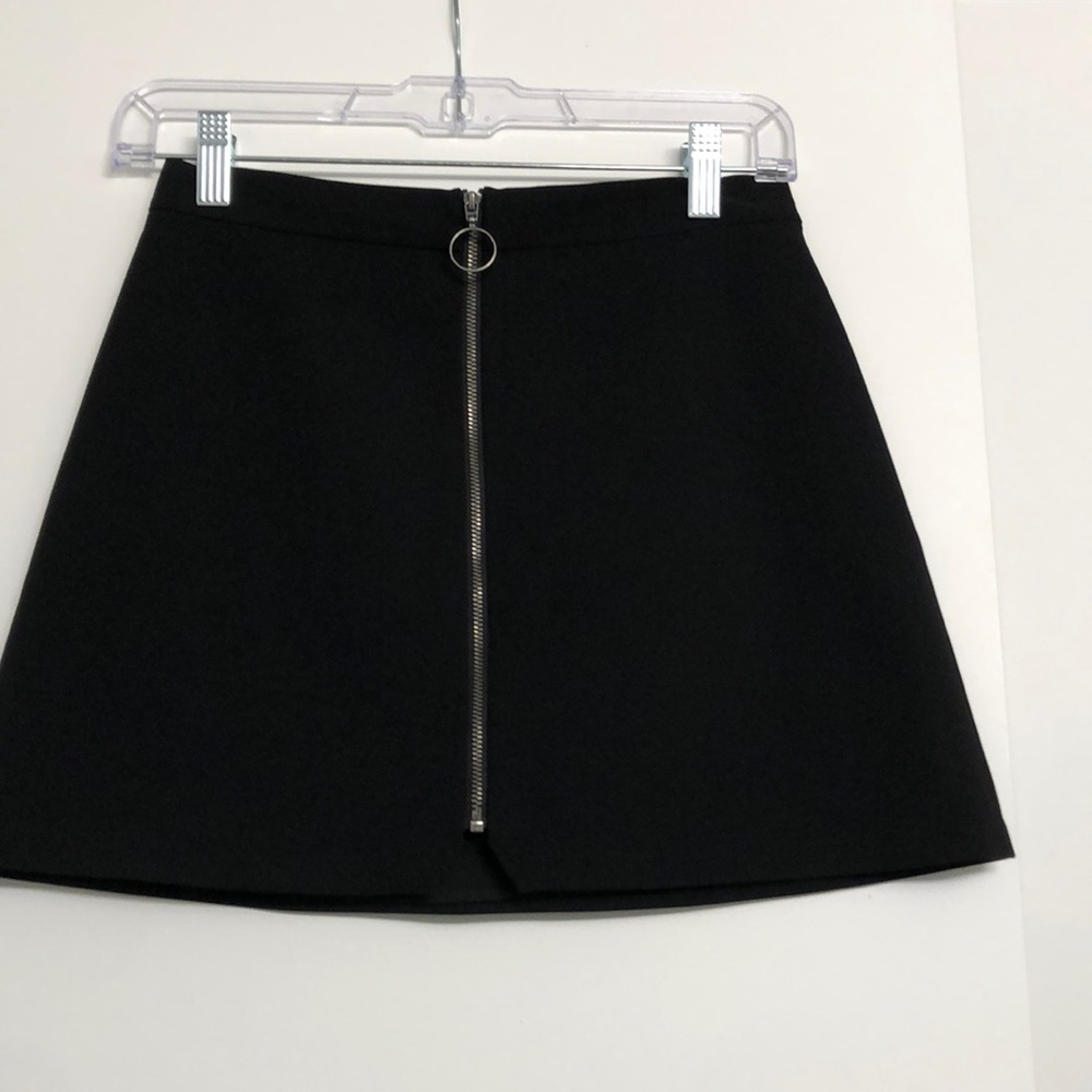 Alice and Olivia Black Mini Skirt